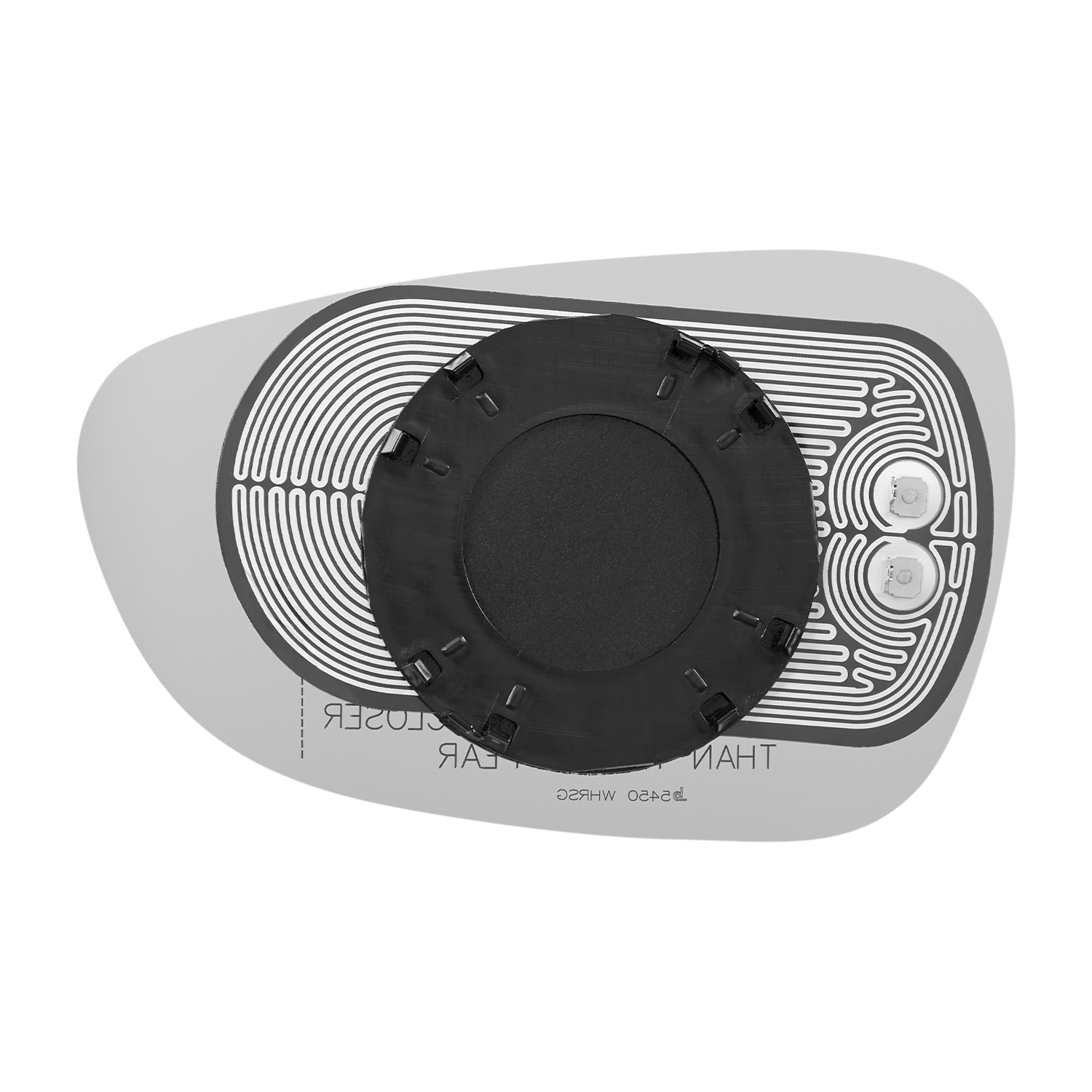 SIDE VIEW MIRROR HEATED W WIDE ANGLE MOUNT